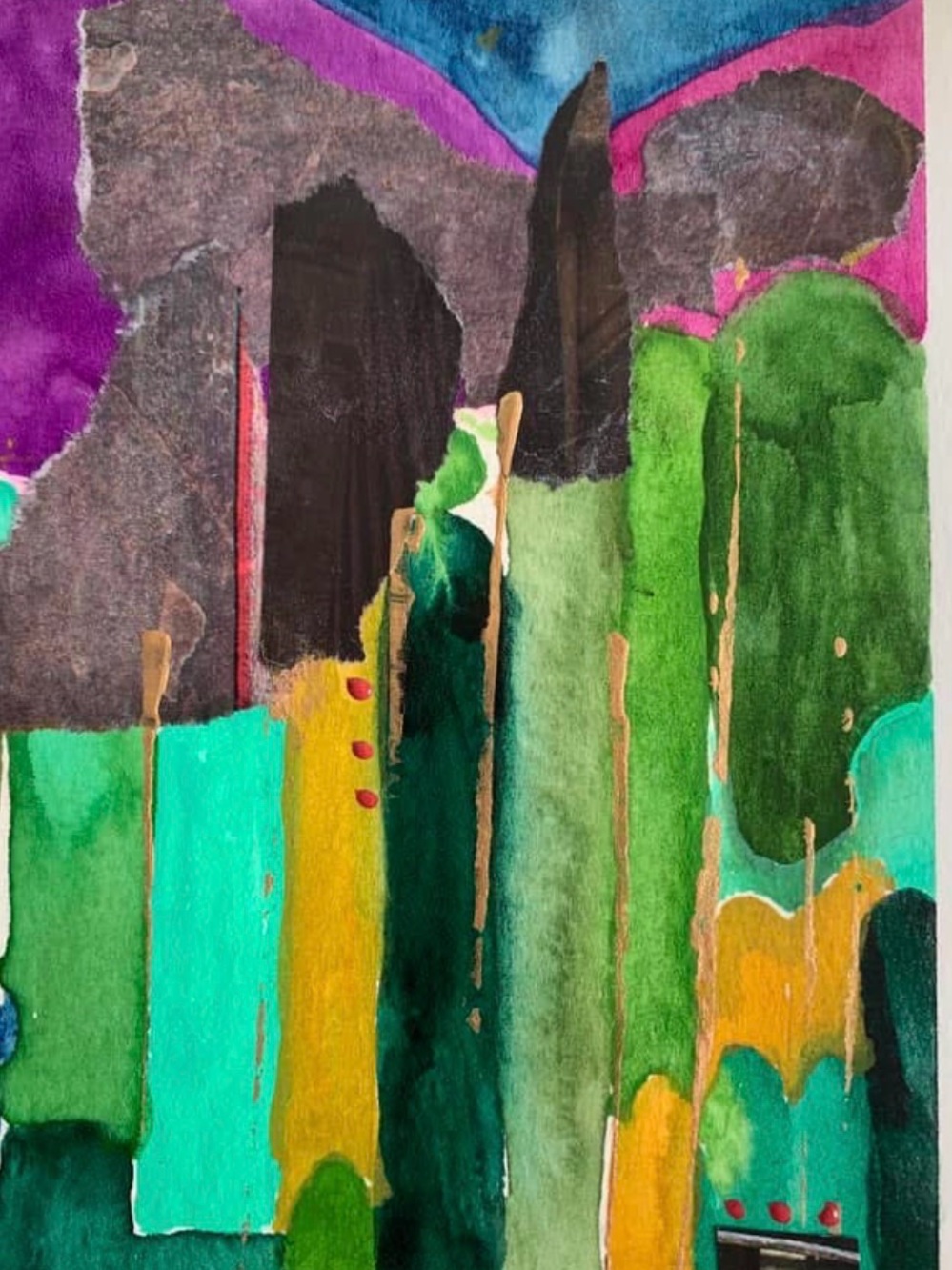3/99 Original Gouache watercolour Paintings 4”x 6” for framing